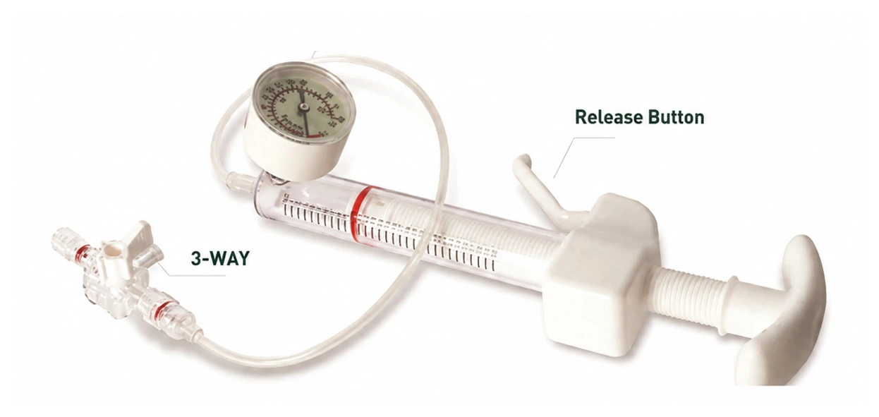 Radiflator balloon inflation device